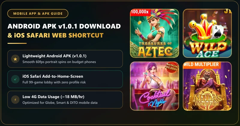Android v1.0.1 APK download and iOS web app setup